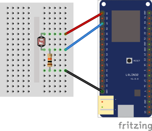 ESP32 and LDR example | ESP32 Learning