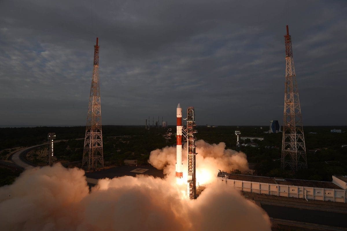 India lanzó 7 satélites en su cohete PSLV