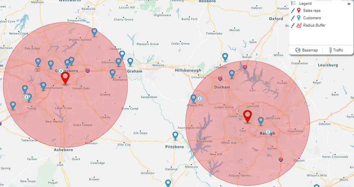 Driving Radius Map How To Create A Radius Map Maptive Radius Map.webp
