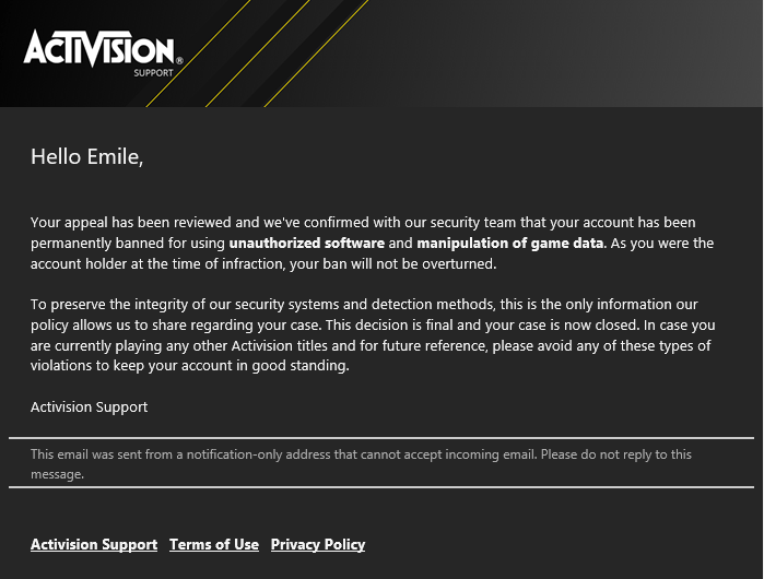 There are so many cheaters that . Are Cod Cold War Players Getting Banned For No Reason