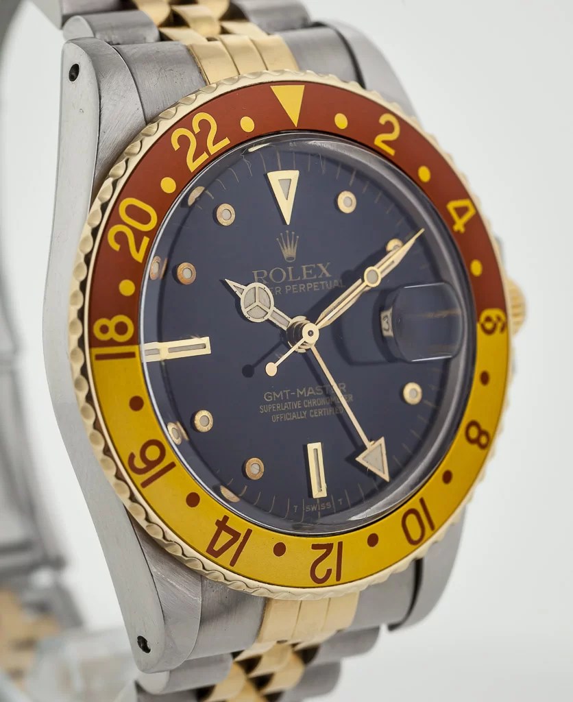 Rolex GMT Master, Ref 16753, Mens, Stainless Steel 18K Gold