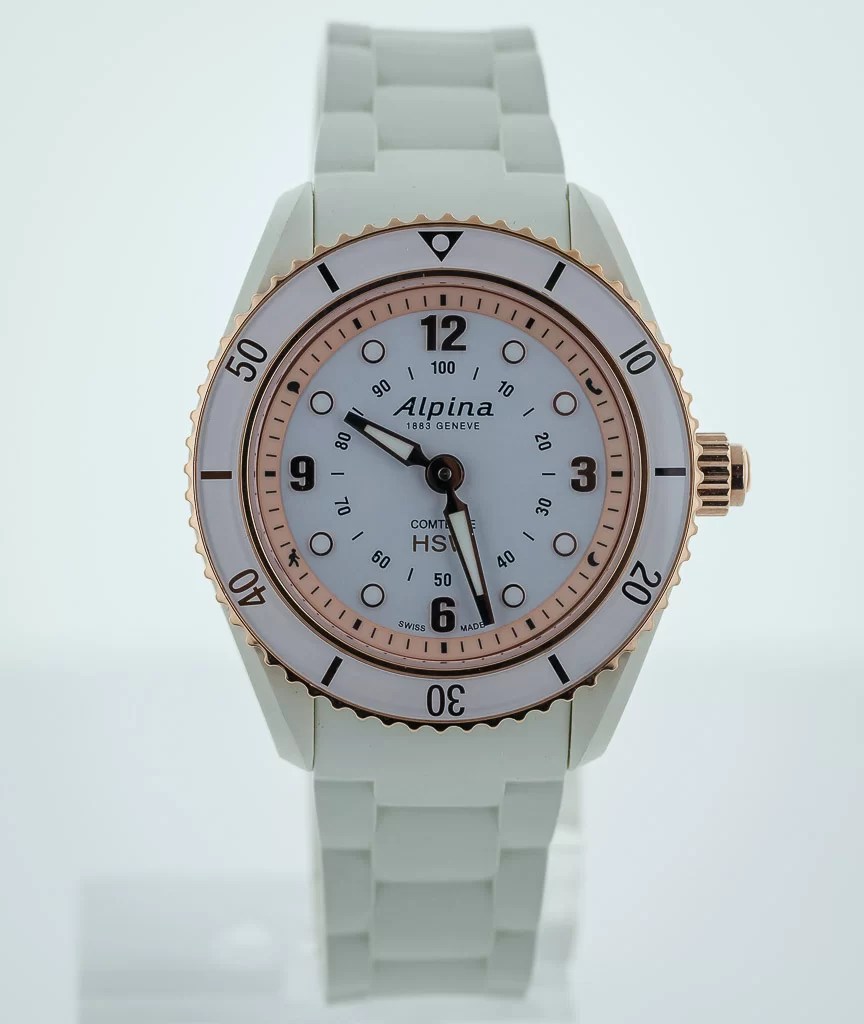 Alpina Horological Smartwatch, Ref AL-281WY3V4, Ladies, White