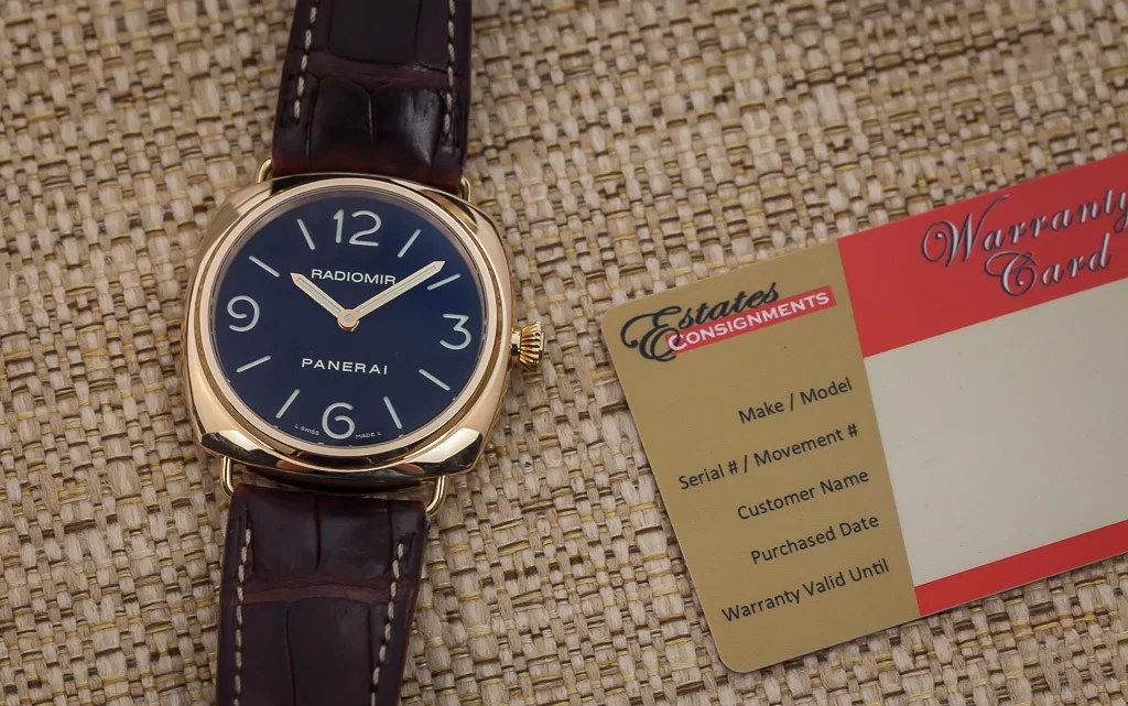 Panerai Radiomir Rose Gold, Ref PAM 231, Men's, 18K Rose Gold