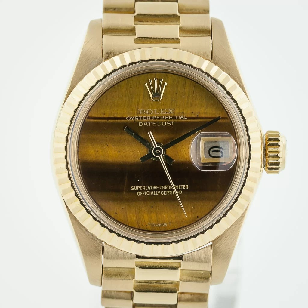 Rolex Datejust Ladies President, Ref 6917, 18K Yellow Gold, Tiger