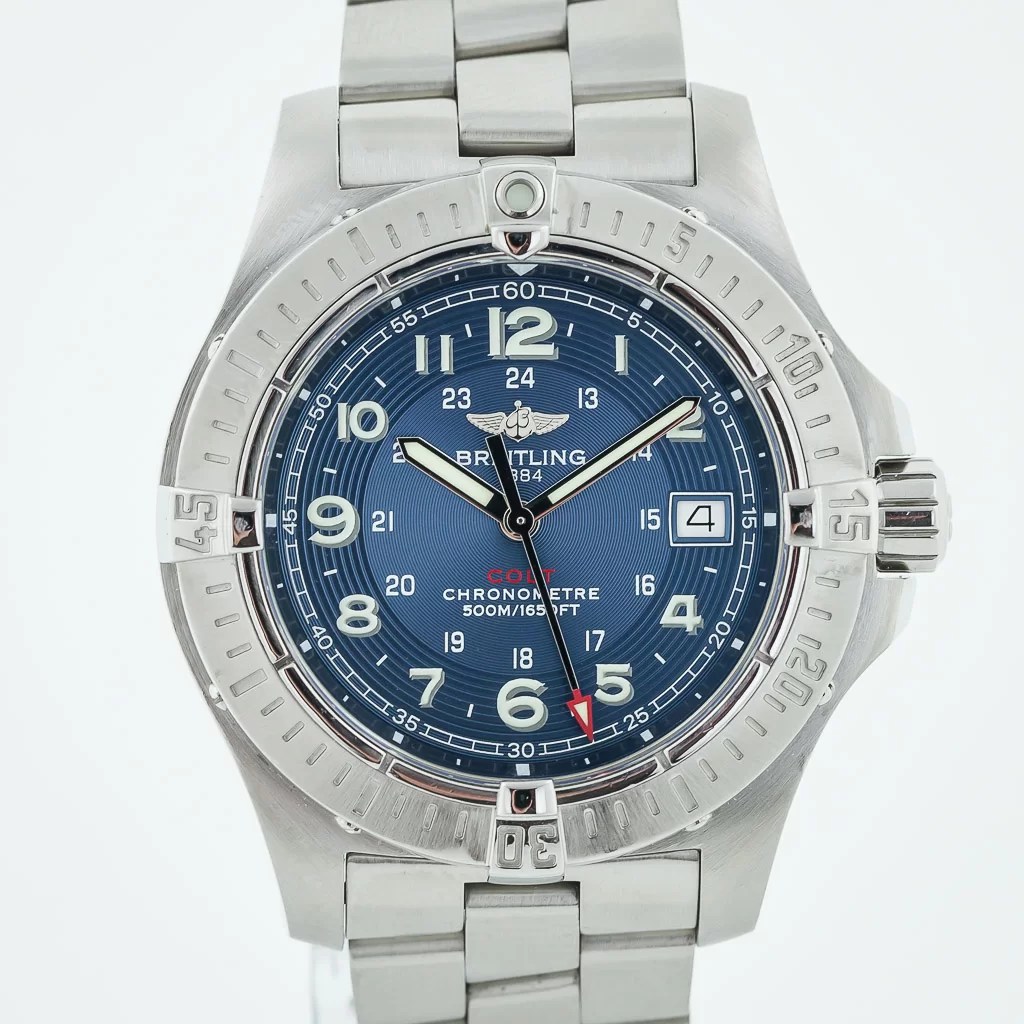Breitling Colt, Ref A74380, Men's, Stainless Steel, Blue