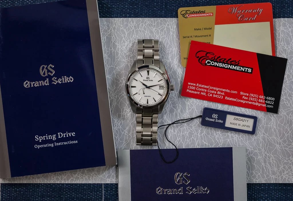 Seiko Grand Seiko Heritage Spring Drive Snowflake, Ref SBGA211