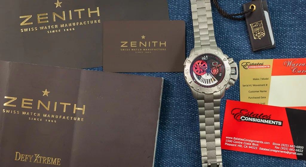 Zenith El Primero Defy Xtreme Grande Date Stealth, Ref 95.0527