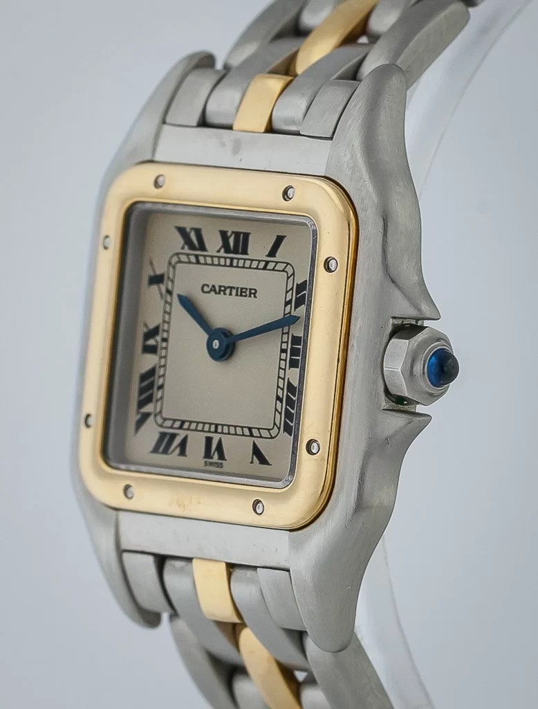 Cartier Panthere Ladies, Ref 166921, One Row 18K Yellow Gold and