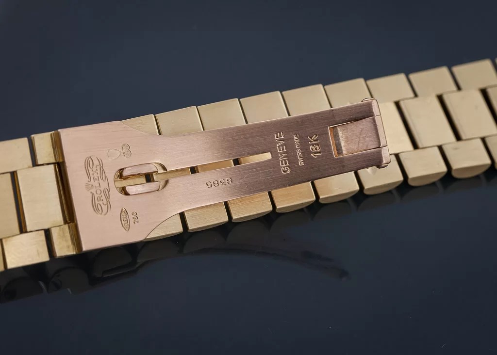 Rolex President Day Date 36 Ref 18038 Men S 18k Solid Yellow Gold Burr Dial Year 1979 Estates Consignments Rolex President Day Date 36 Ref 18038 Men S 18k Solid Yellow Gold Burr Dial Year 1979