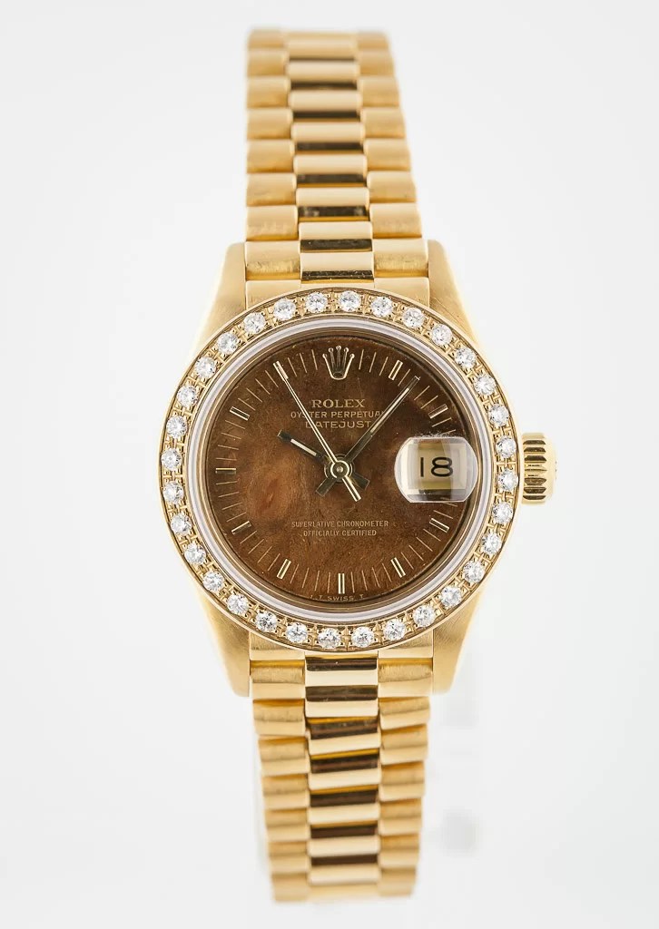 Rolex Datejust 26, Ladies President, Ref 69178, 18K Yellow Gold