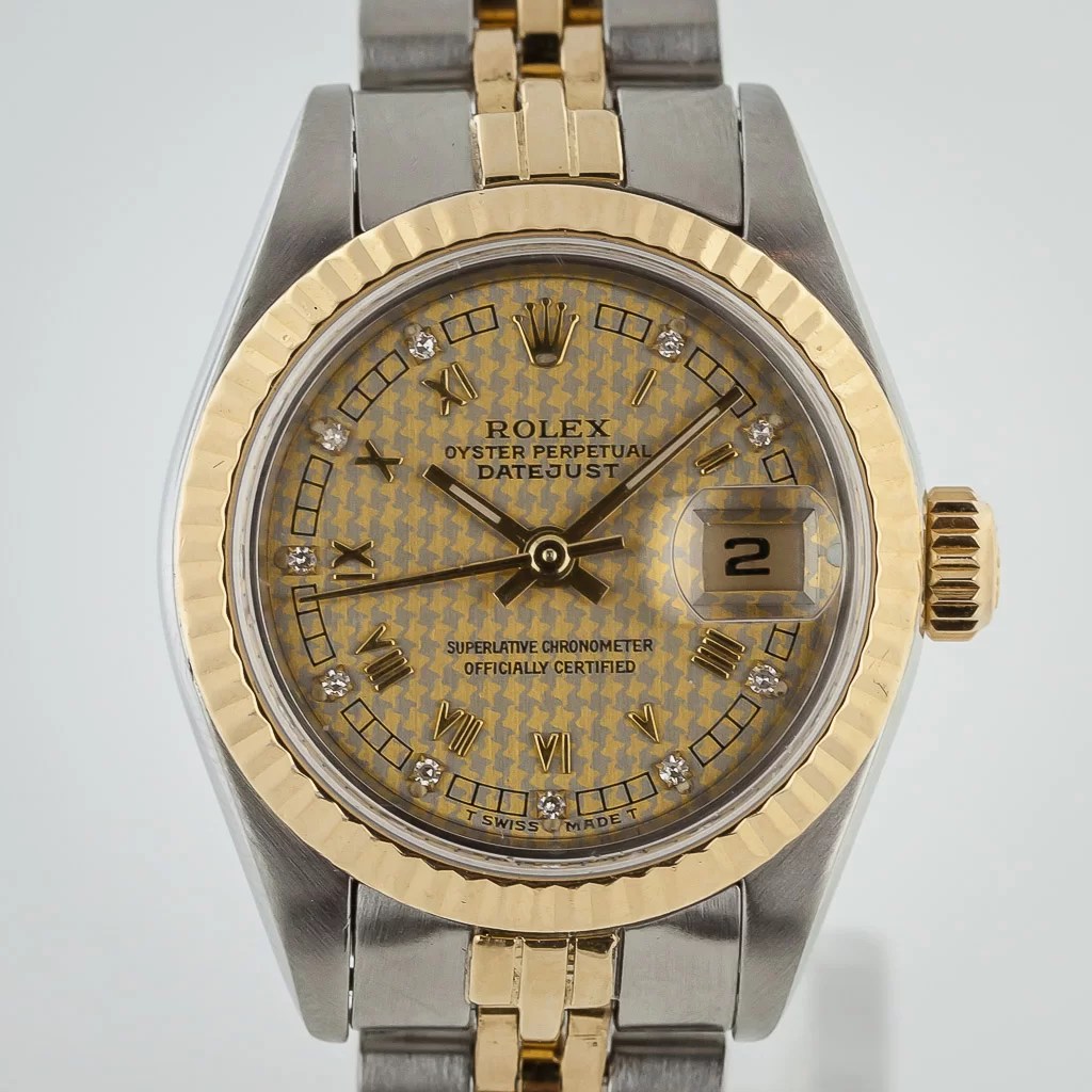 Rolex Datejust 26, Ref 69173, Ladies, Steel and 18K Gold, Hound's