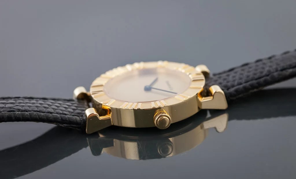 Tiffany & Co Atlas, Ref L0630, Ladies, 18K Yellow Gold, Champagne