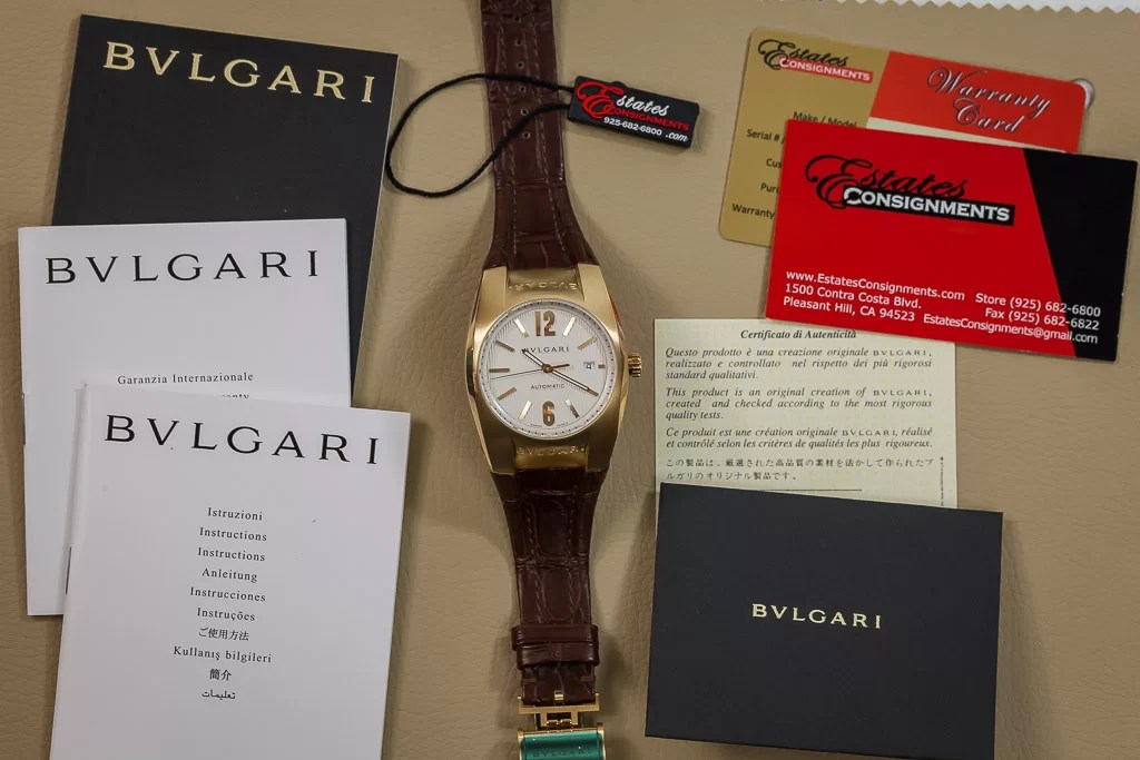 Bvlgari Ergon Large 40mm, Ref EG40C6GD, Men's, 18K Yellow Gold