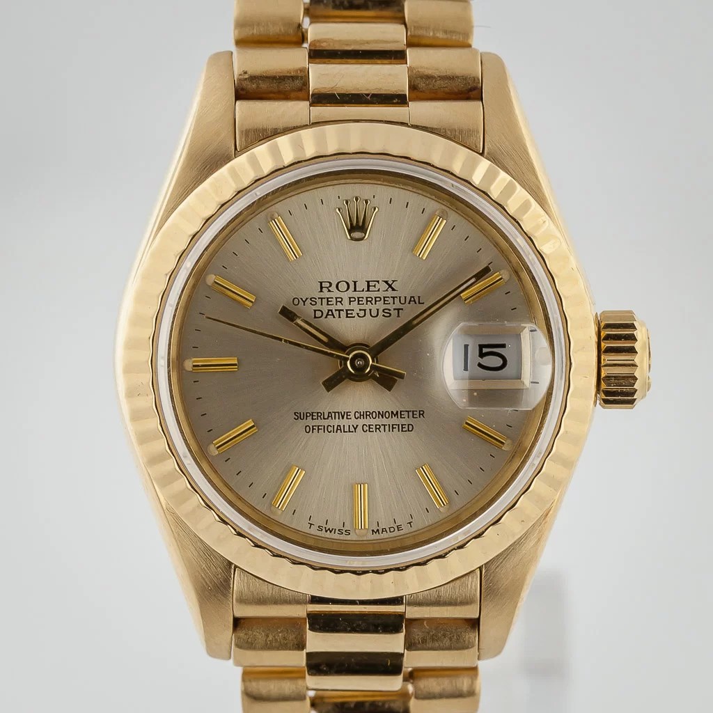 Rolex Datejust President 26, Ref 69178, Ladies, 18K Yellow Gold