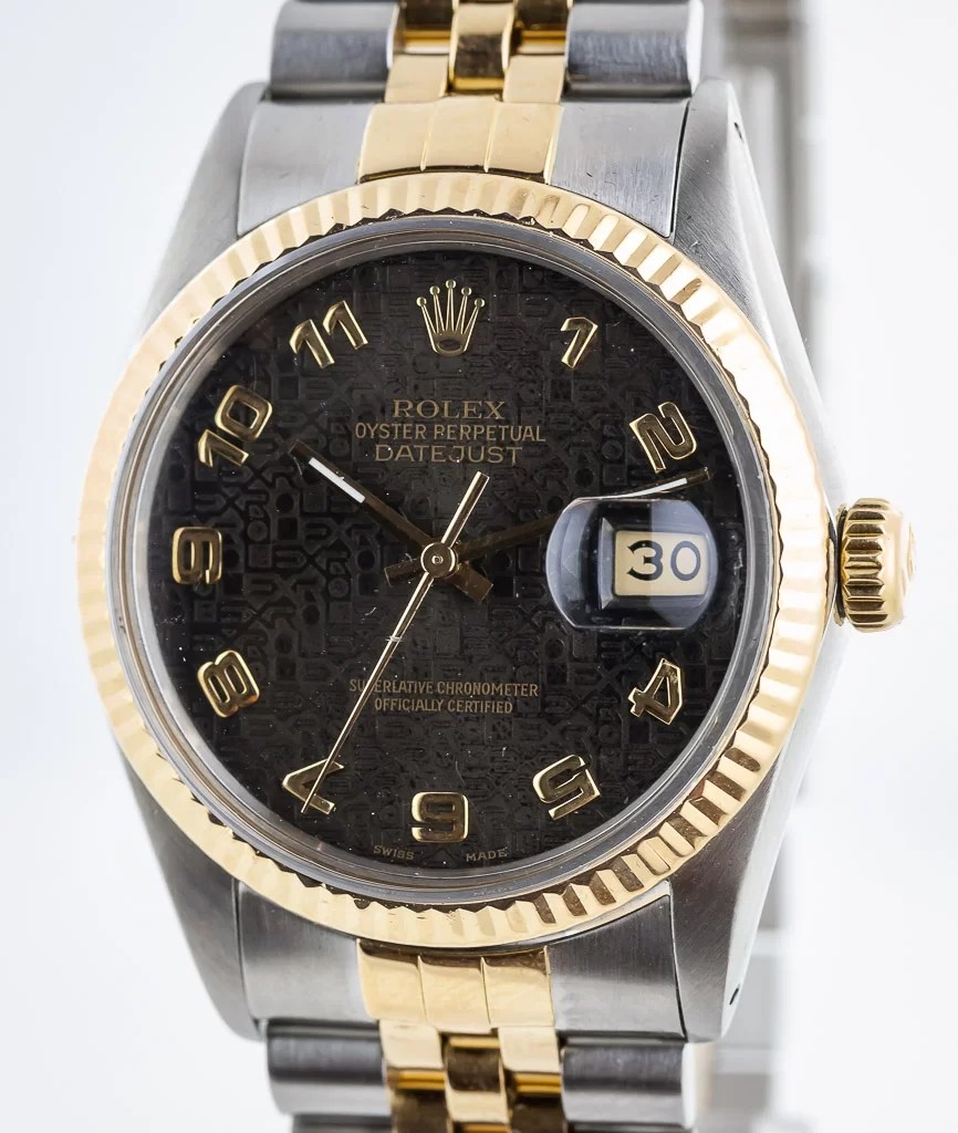 Rolex Datejust 36, Ref 16013, Men's, St Steel & 18K Gold, Oyster