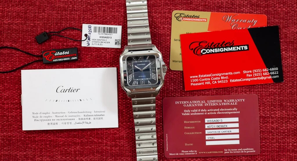 cartier santos wssa0013