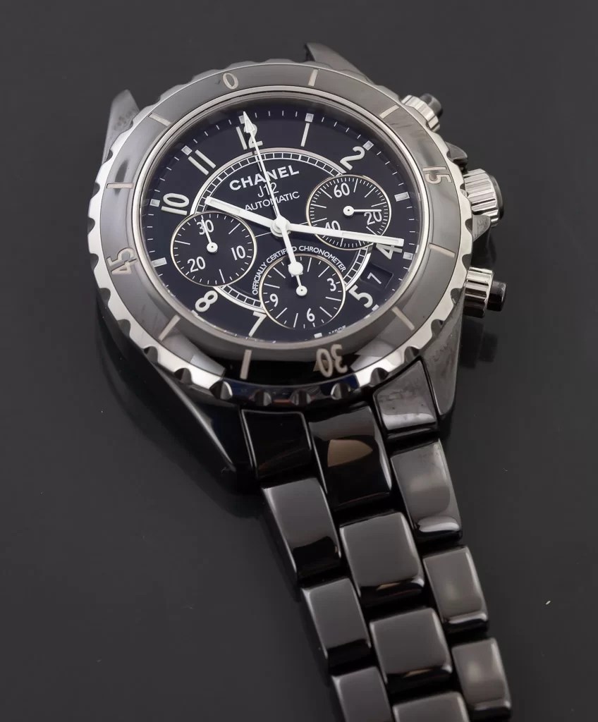 Chanel J12 Chronograph Automatic, Ref H0940, Unisex, Black Ceramic