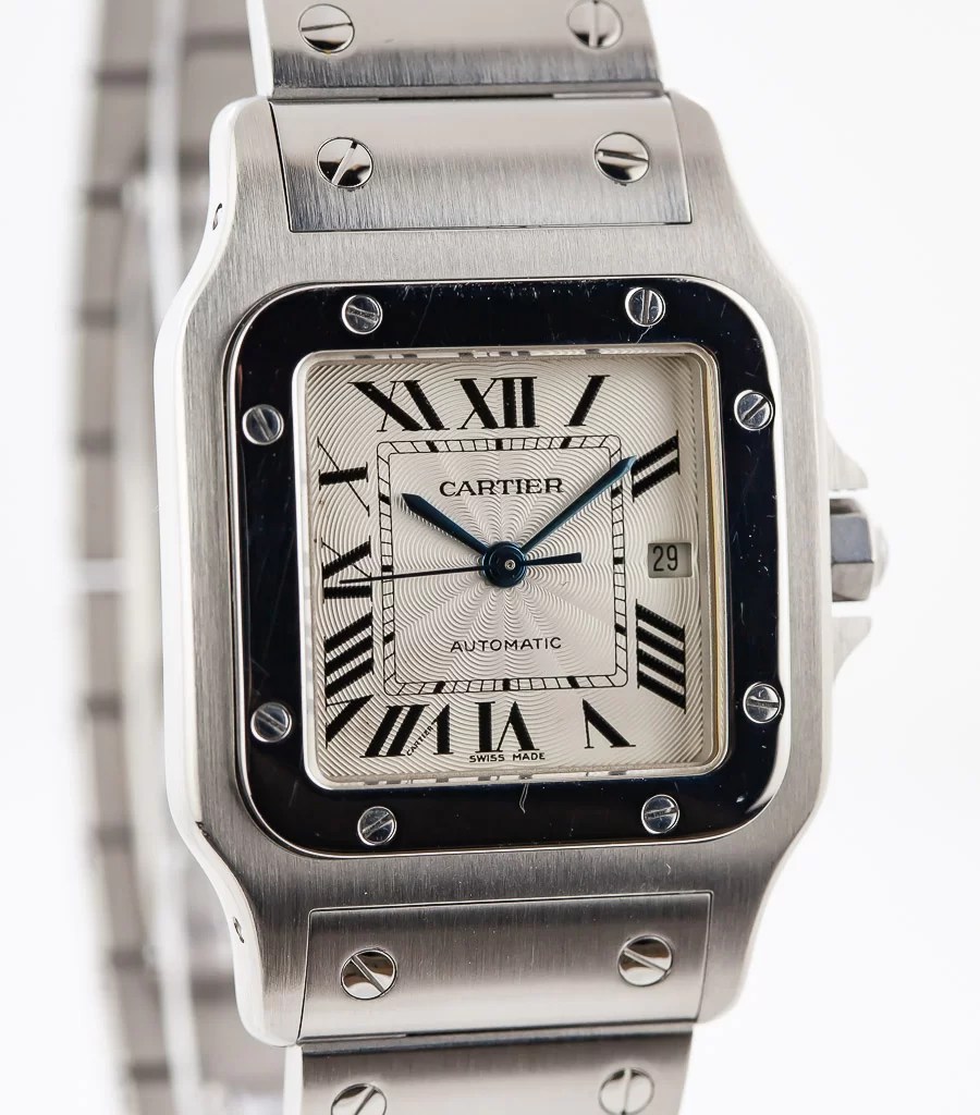 Cartier Santos Galbee 本体 Cartier Santos Galbee, Ref 2319, Men's, Stainless Steel, Roman