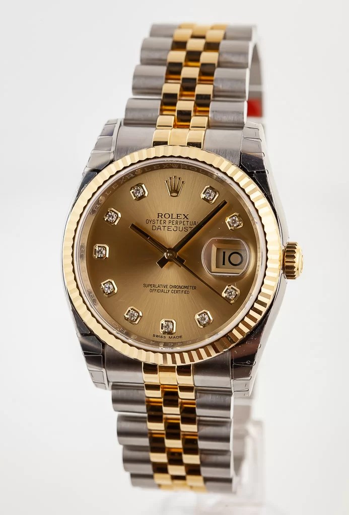 Rolex Datejust 36, Ref 116233, Men's, Stainless Steel and 18K Gold