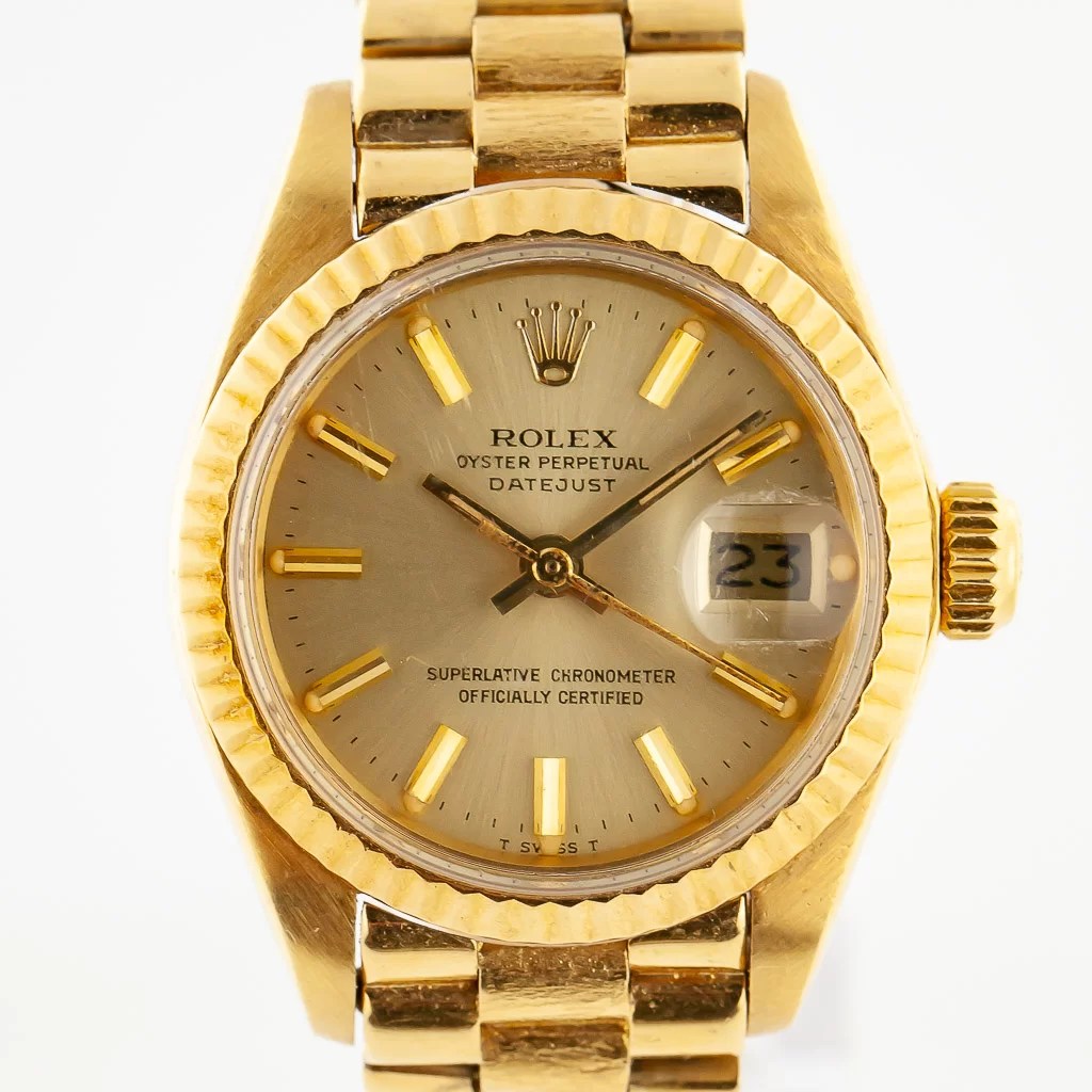 Rolex Datejust President 26, Ref 6917, Ladies, 18K Yellow Gold