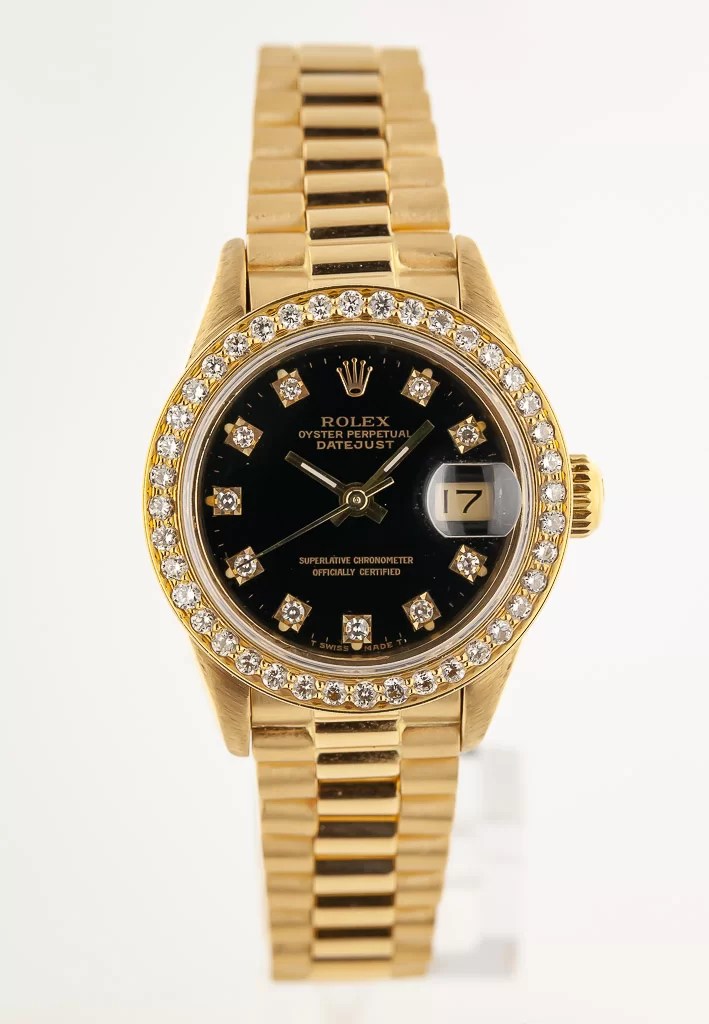 Rolex President Datejust 26, Ref 69178, Ladies, 18K Yellow Gold