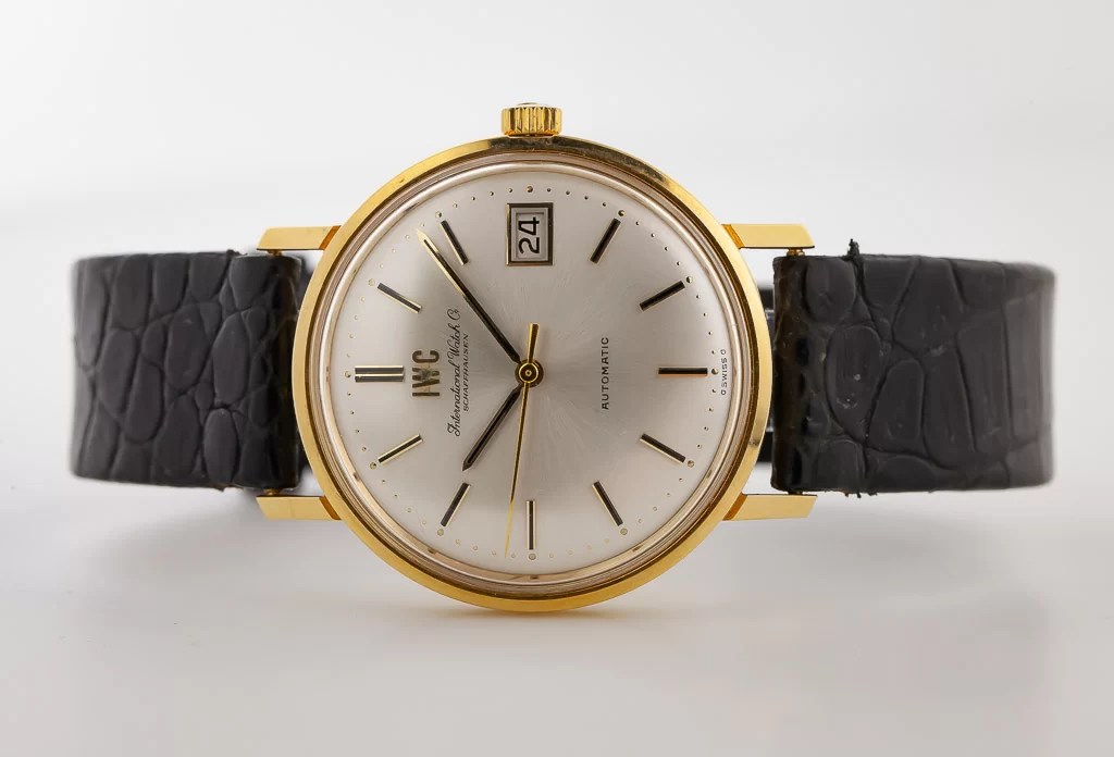 IWC Automatic 35mm, Ref 1818, Mens, 18K Yellow Gold, Date, Cal