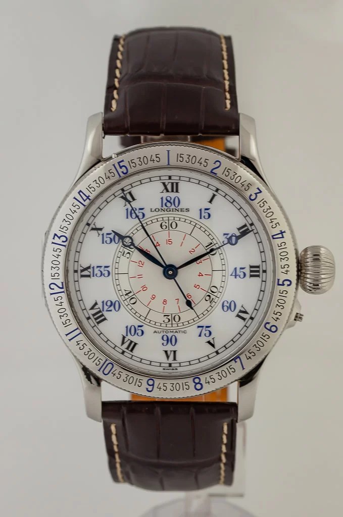 Longines Lindbergh Hour Angle, Ref L2.678.4.11.0, Men's, Stainless