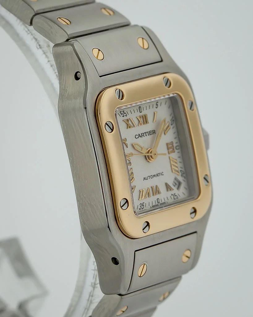 Cartier Santos Galbee, Ref 2423, Ladies, St Steel & 18K Gold