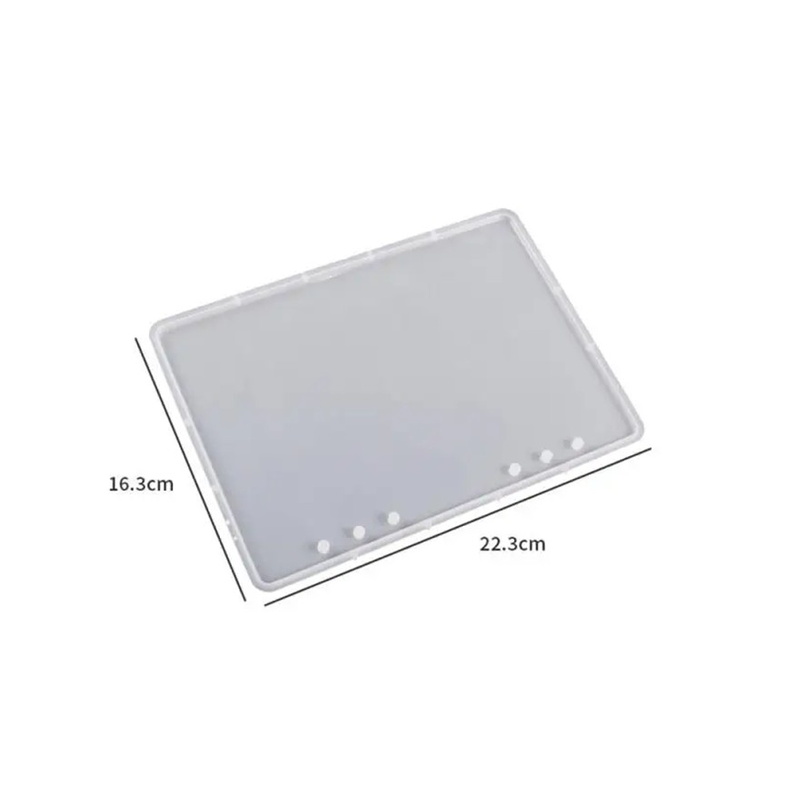 A5 Loose-Leaf Notebook Cover Resin Mold – Rectangle Silicone Mold for Epoxy Resin Casting, DIY Journals, Scrapbooks & Handmade Craft Projects