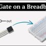How To Make A Not Gate On Breadboard Using A Transistor