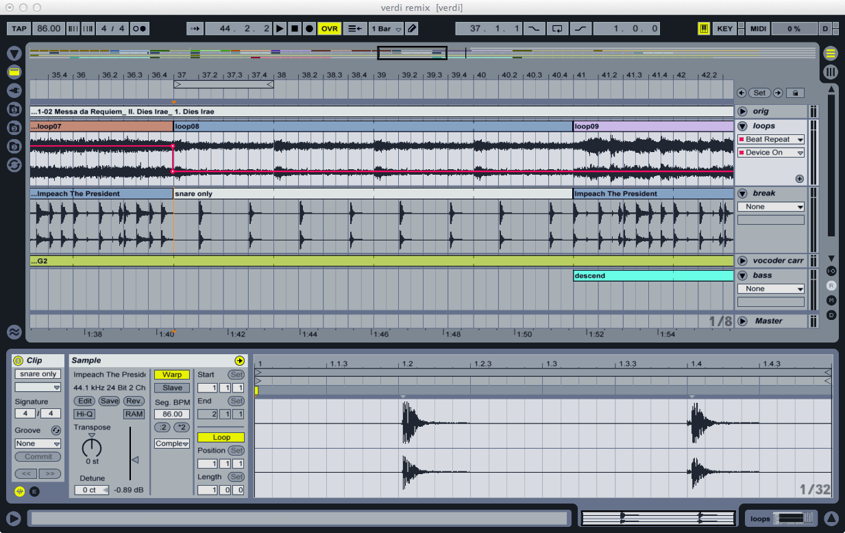 Remixing Verdi with Ableton Live | The Ethan Hein Blog