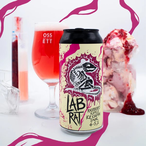 Lab Rat Raspberry Ripple Ice Cream