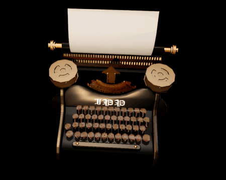 Part of 8 pages of info for the 1982 movie from the award winning '80s movies rewind. Typewriter (Resident Evil) | Evil Resource