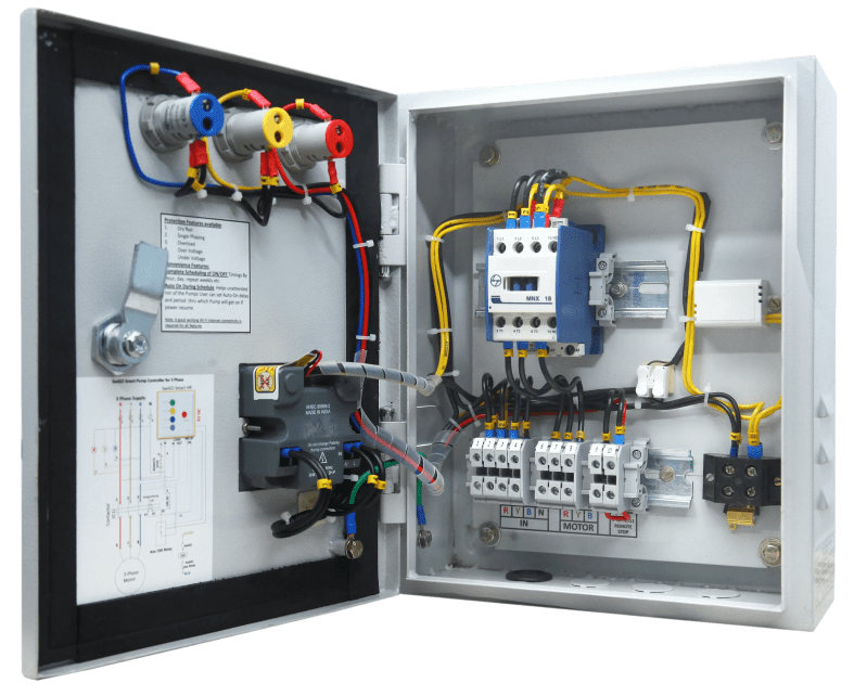 Smart Pump Controller For Three Phase Pumps All In One - Amazing Minimal Picture - Mobile
