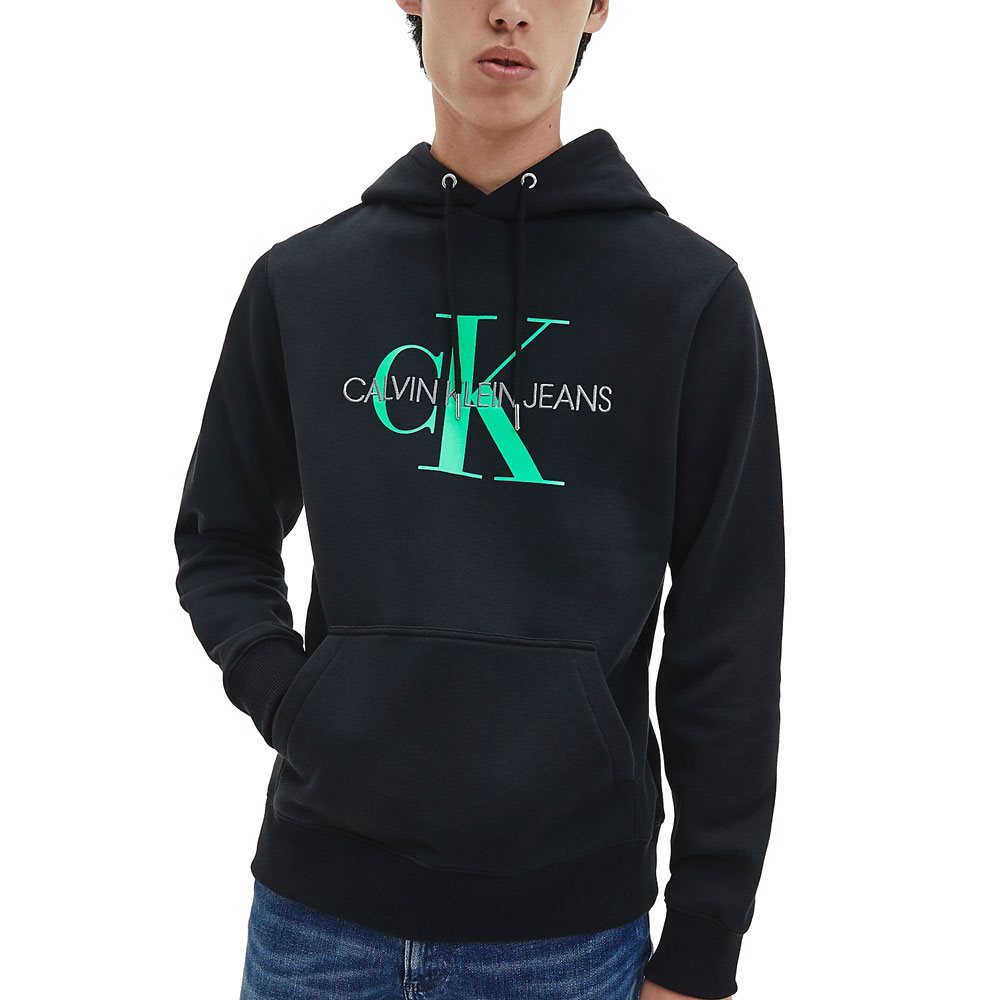 See more ideas about halloween monogram, united monograms, crew neck sweatshirt. Shop Calvin Klein Black Green Monogram Logo Hoodie Evolve Evolveclothing Com