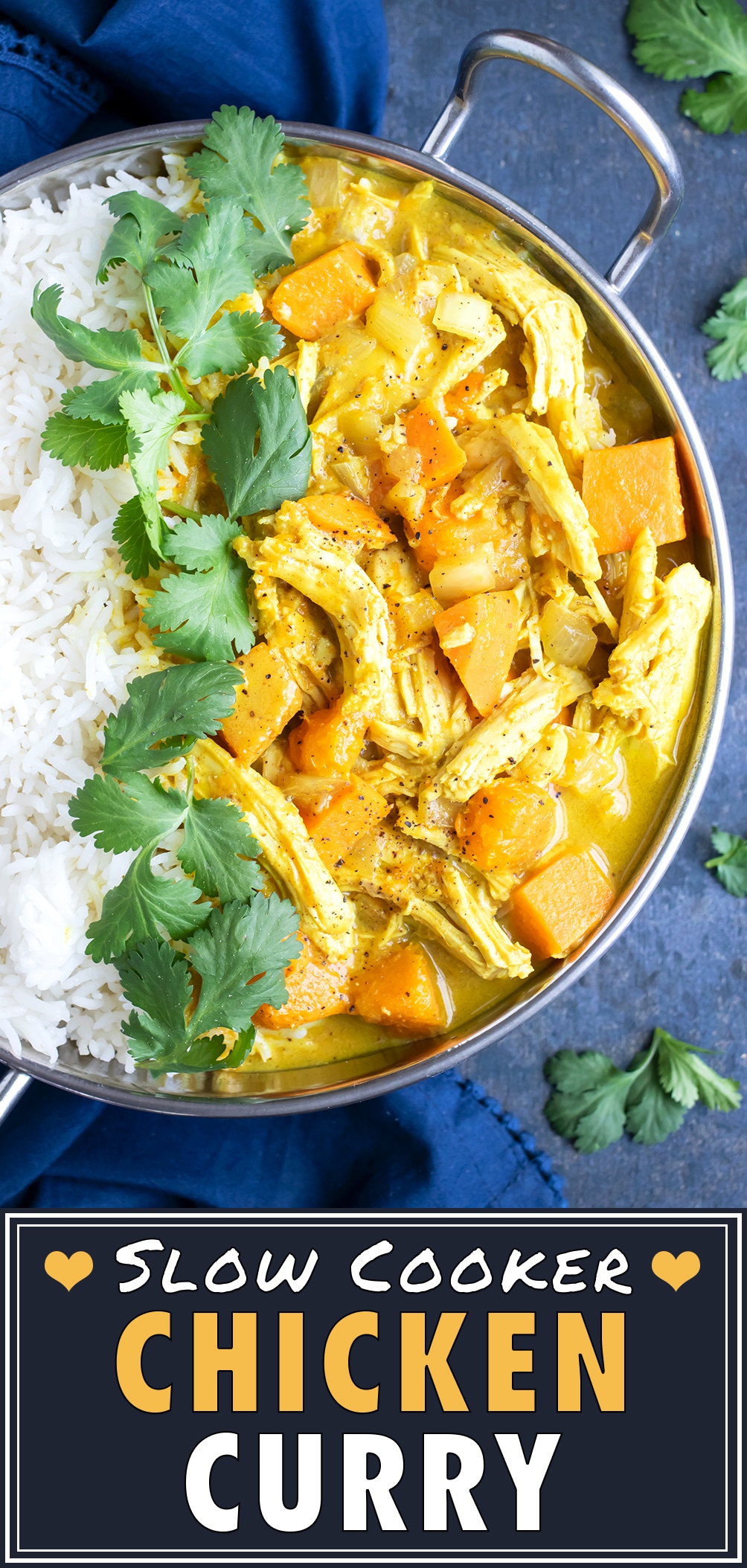 Crockpot curry chicken with coconut milk