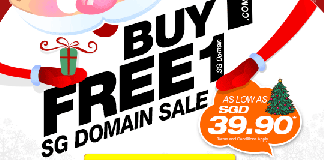 Buy 1 FREE 1 SG Domain Sale (BOGOF)
