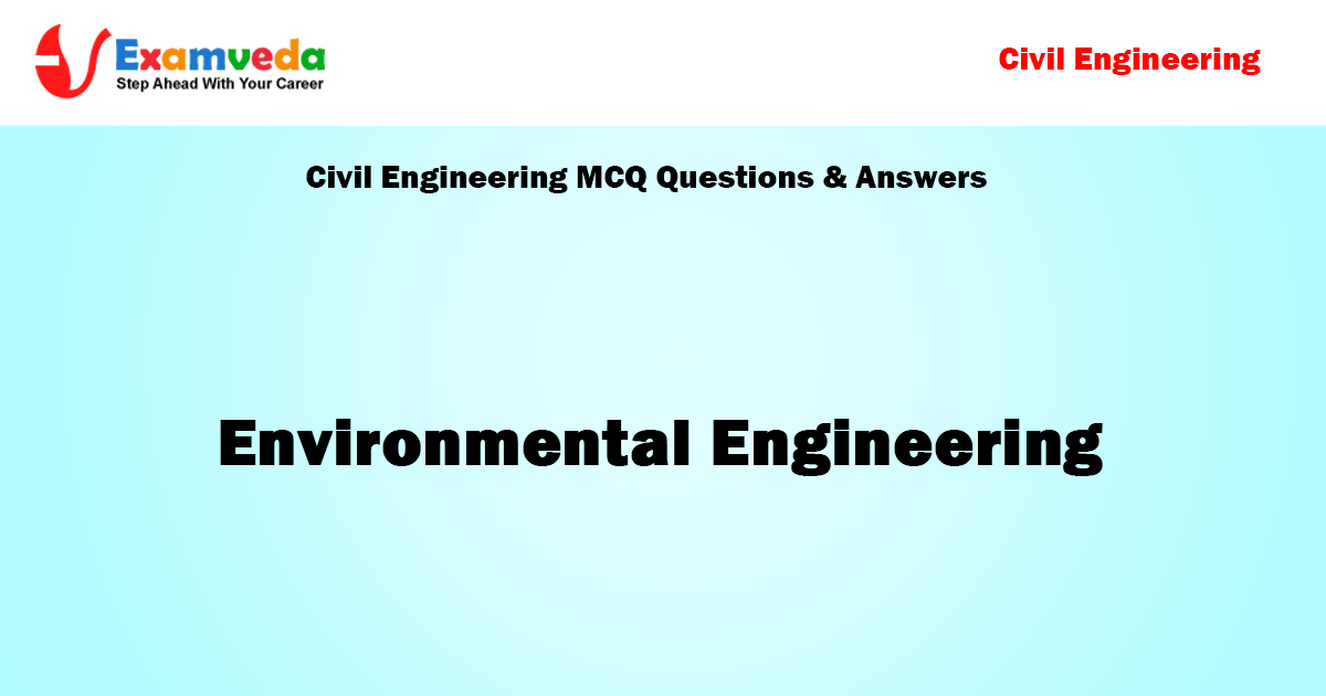 Environmental Engineering Mcq Questions Answers Civil Engineering