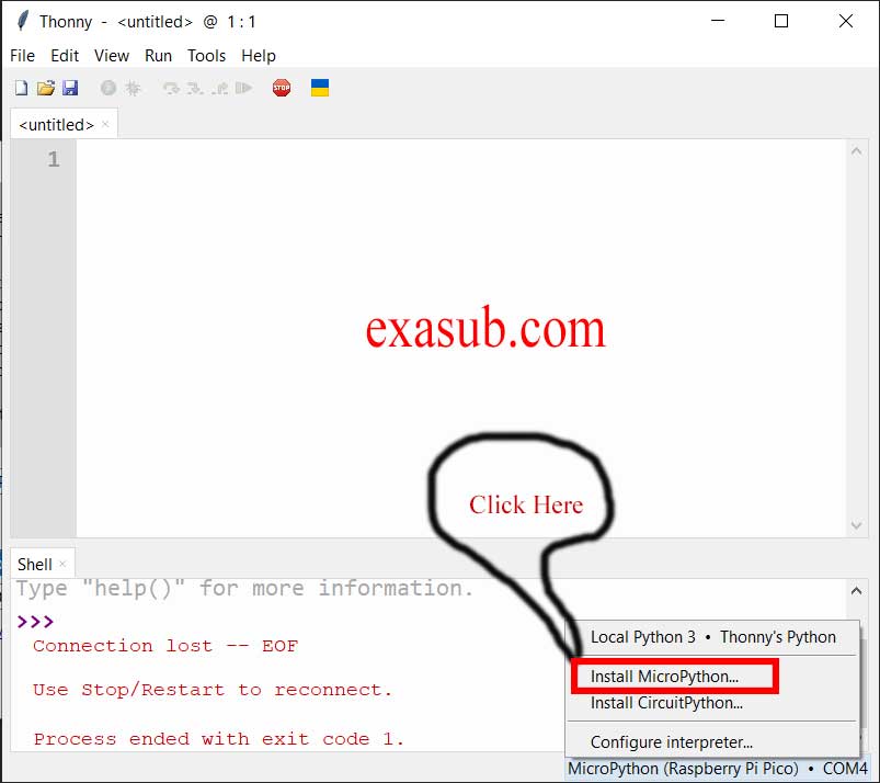 How to blink onboard LED on Raspberry Pi Pico W using Thonny IDE in ...