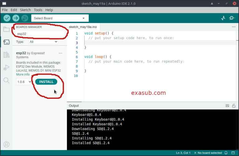 How to setup ESP32 on Arduino IDE – EXASUB