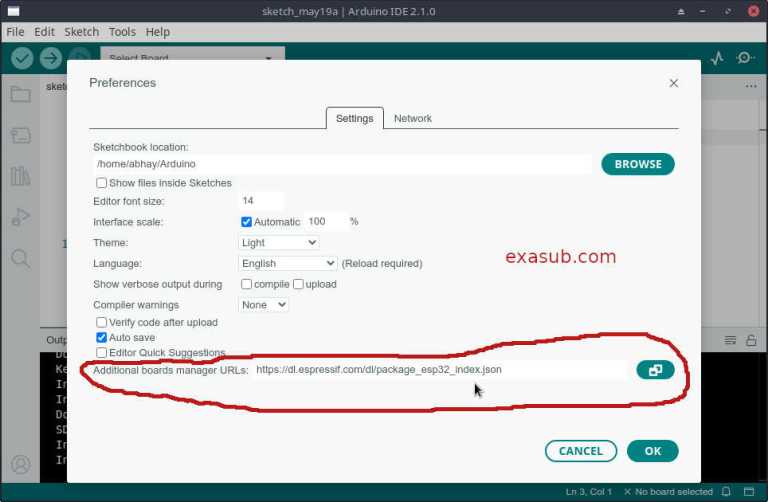 How to setup ESP32 on Arduino IDE – EXASUB