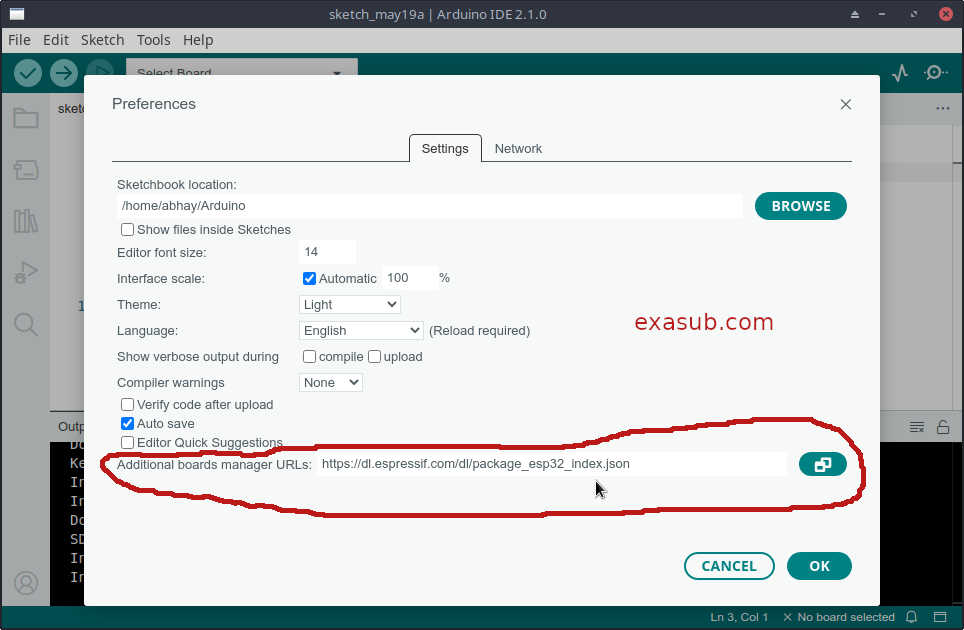 How to setup ESP32 on Arduino IDE – EXASUB