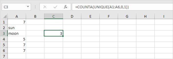 Count Unique Values in Excel - Step by Step Tutorial