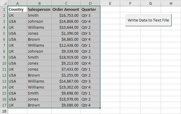 Write Data To A Text File Using Excel Vba - Best City Patterns in Full HD