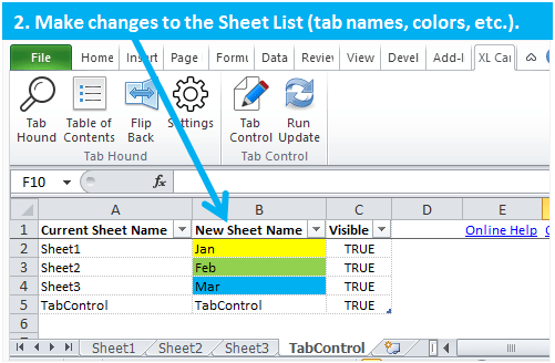 An easy way to organize excel tabs 50