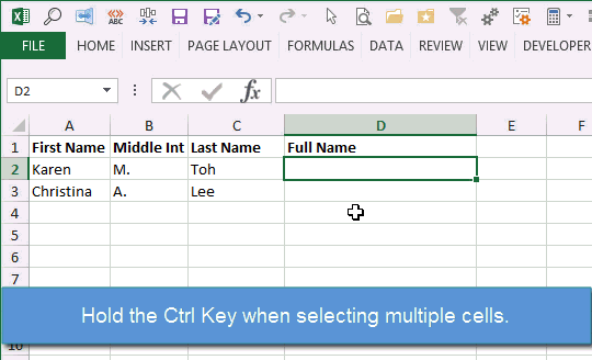 Values may be supplied as cell references, . How To Concatenate A Range Of Cells In Excel Vba Macro