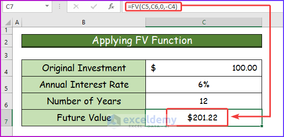 How to Use Compound Interest Formula in Excel (4 Easy Ways) (14) How to Use Compound Interest Formula in Excel (4 Easy Ways) (14)