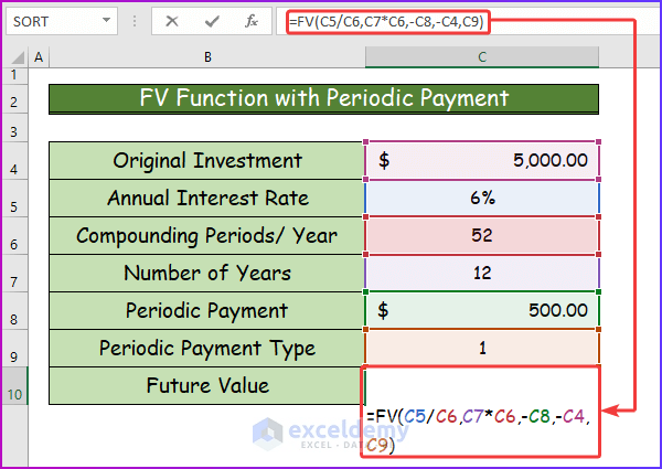 How to Use Compound Interest Formula in Excel (4 Easy Ways) (17) How to Use Compound Interest Formula in Excel (4 Easy Ways) (17)
