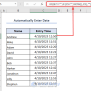 Automatically Enter Date When Data Entered In Excel (2 Ways)