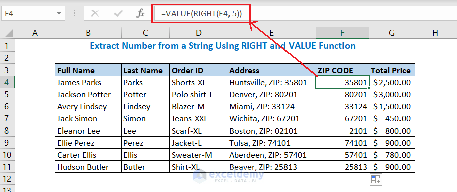 You can document an excel worksheet easily by printing formulas. How To Use Right Function In Excel With 6 Easy Examples Exceldemy